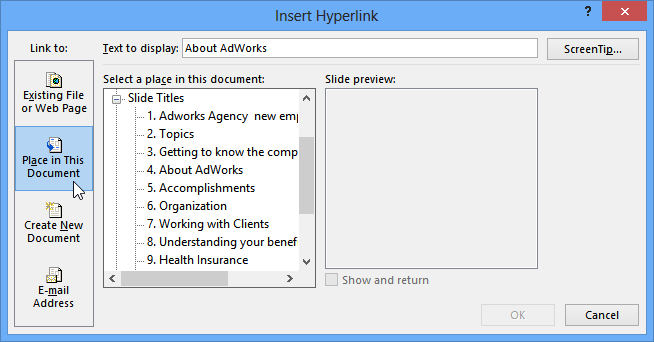 Create Hyperlink In Powerpoint For Mac