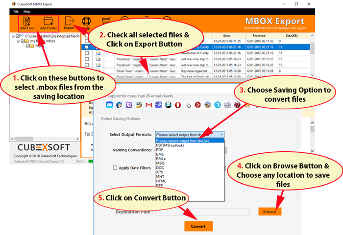 Export emails outlook for mac